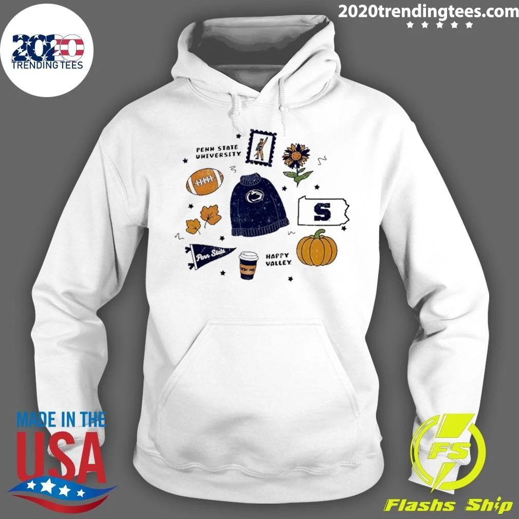 Penn State Nittany Lions Happy Valley Fall Scattered Icon Shirt