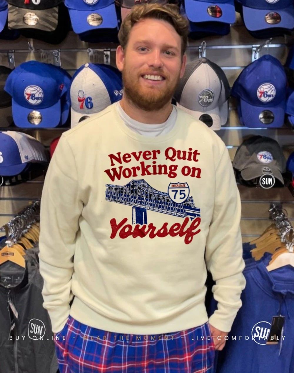 Never Quit Working on Yourself I75 Brent Spence Bridge shirt