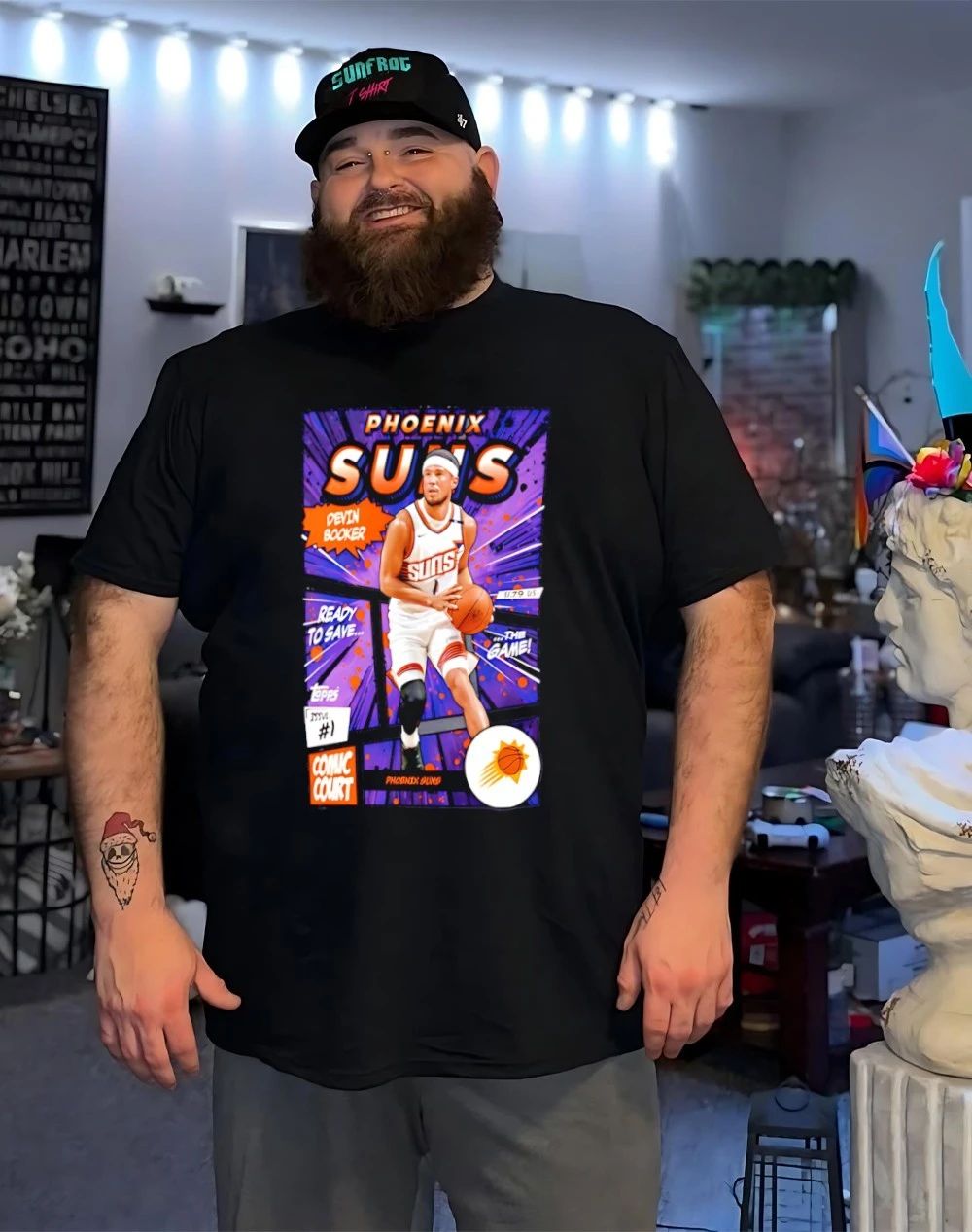 Devin Booker Phoenix Suns Comic Court shirt