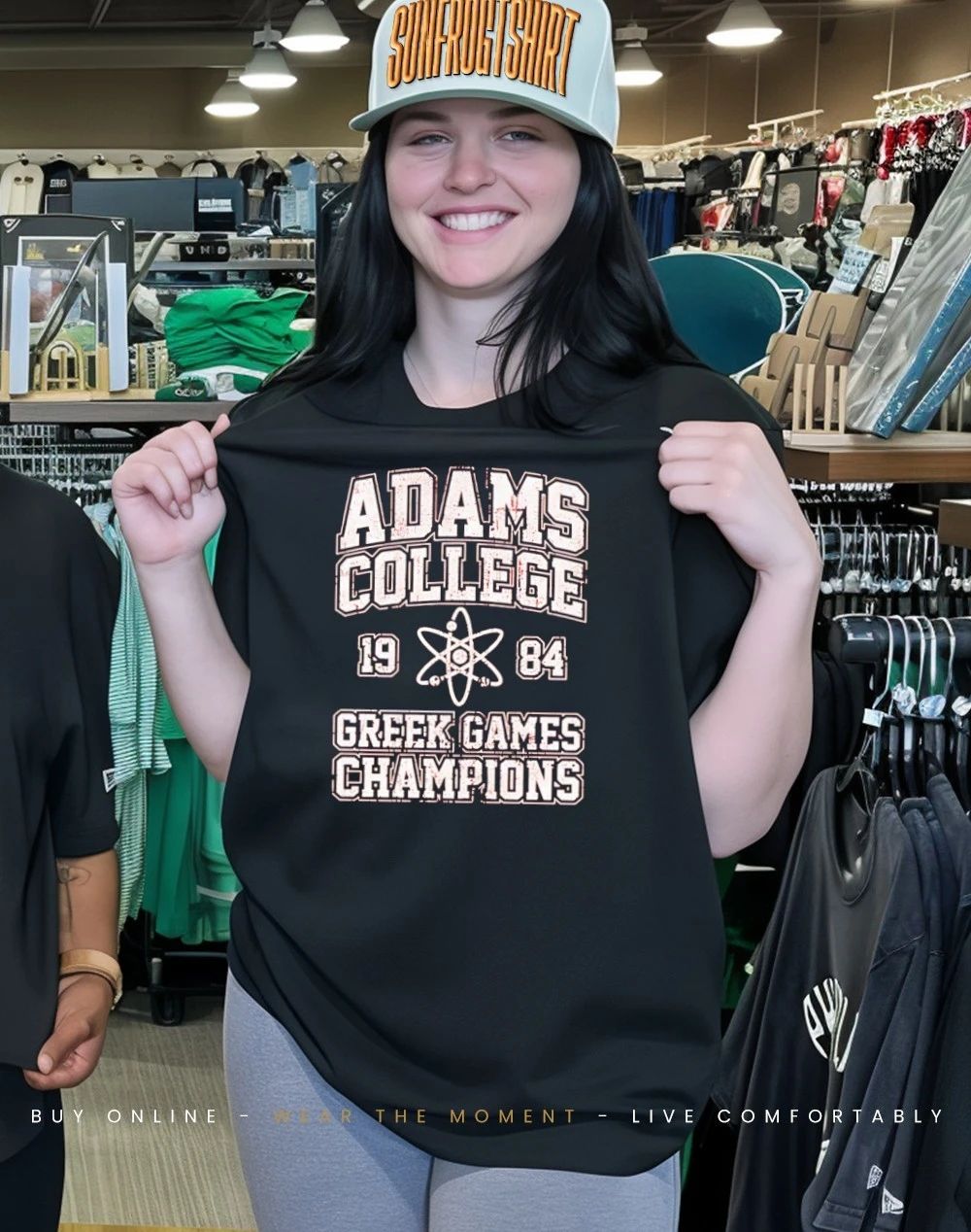 Adams College Greek Games Champions 1984 shirt