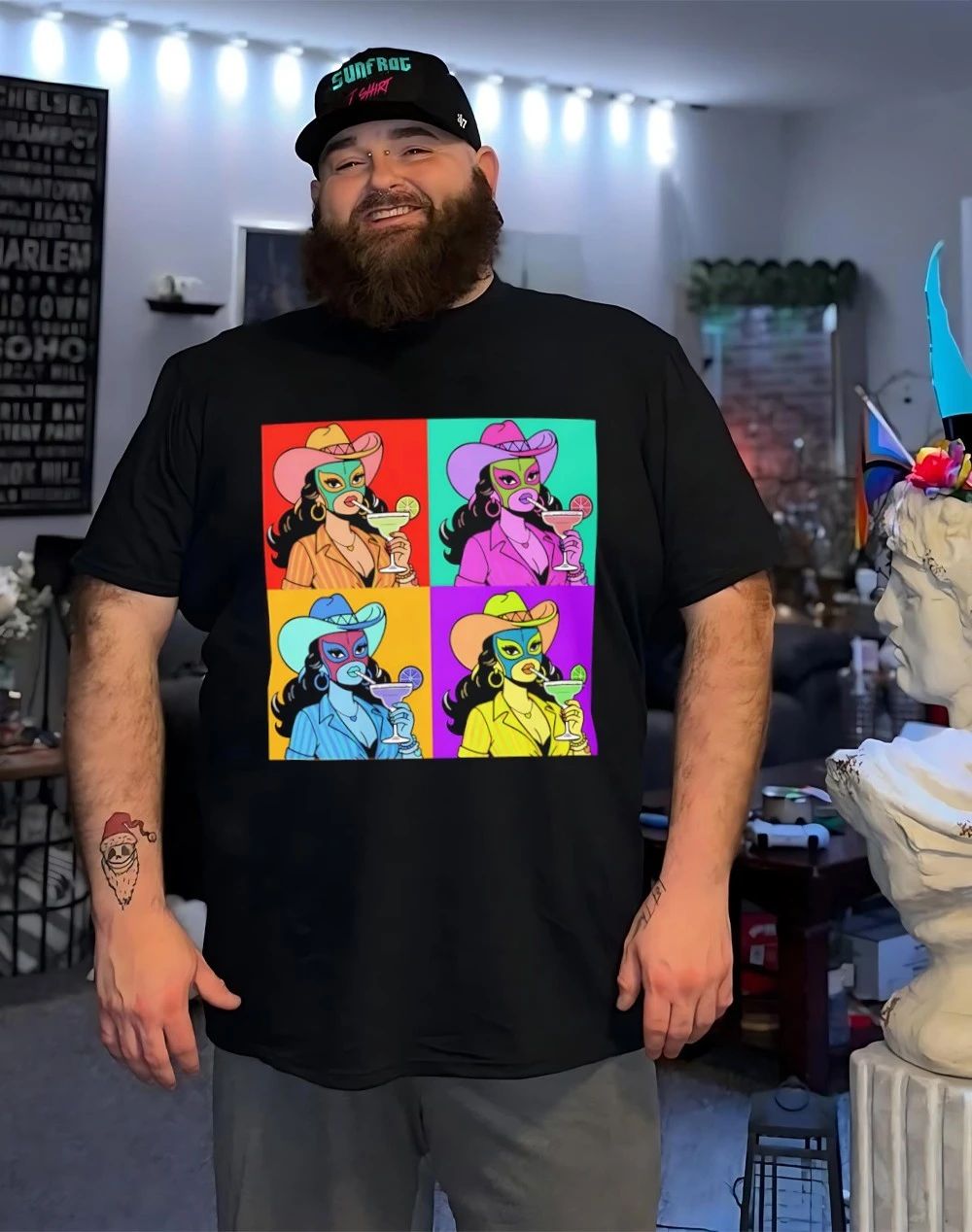 Mood Margaritas graphic art shirt