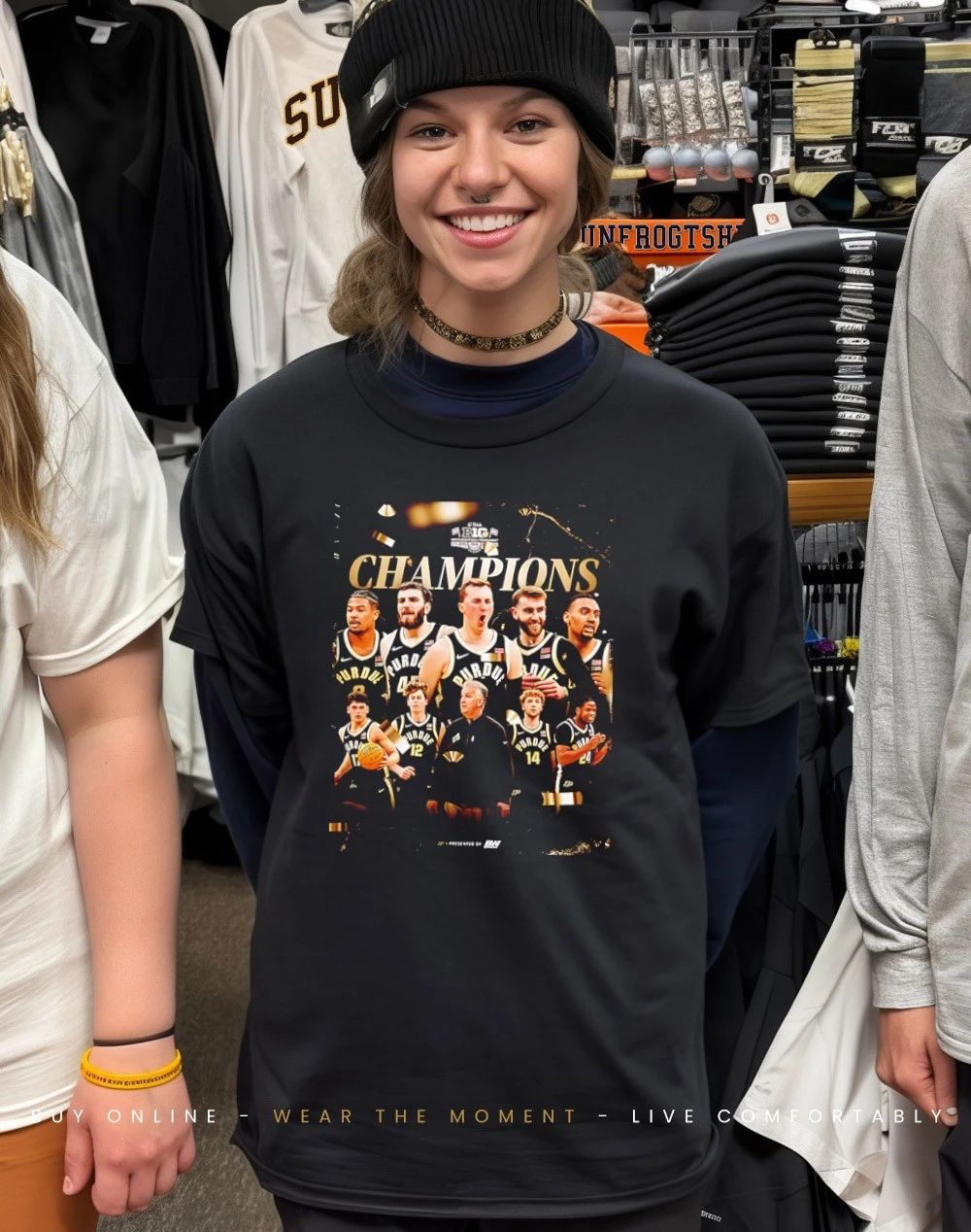 Purdue Boilermakers Men’s Basketball 2026 Big Ten Tournament Champions Poster shirt