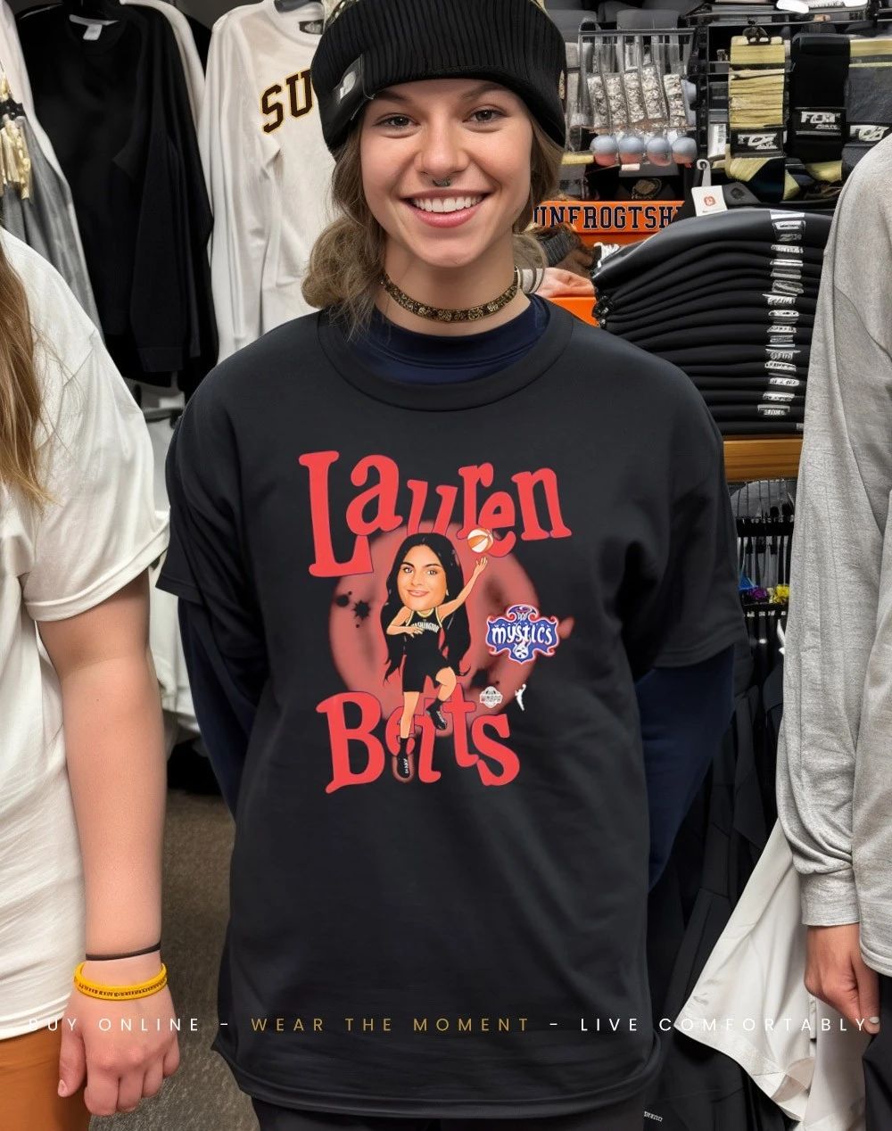 Lauren Betts Washington Mystics 2026 WNBA Draft shirt