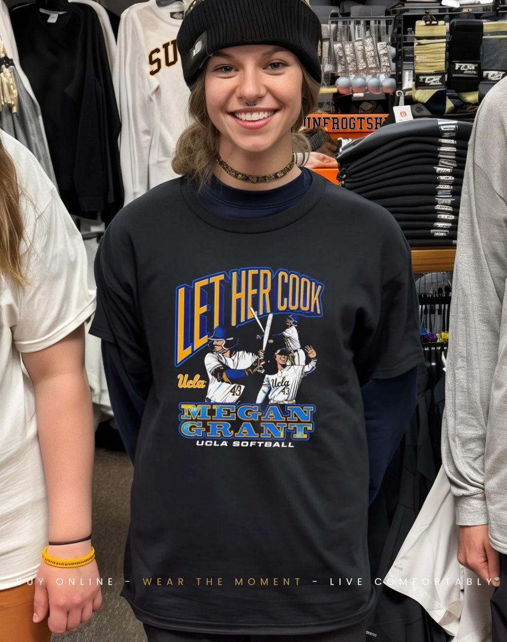 Megan Grant Ucla Bruins Let Her Cook shirt