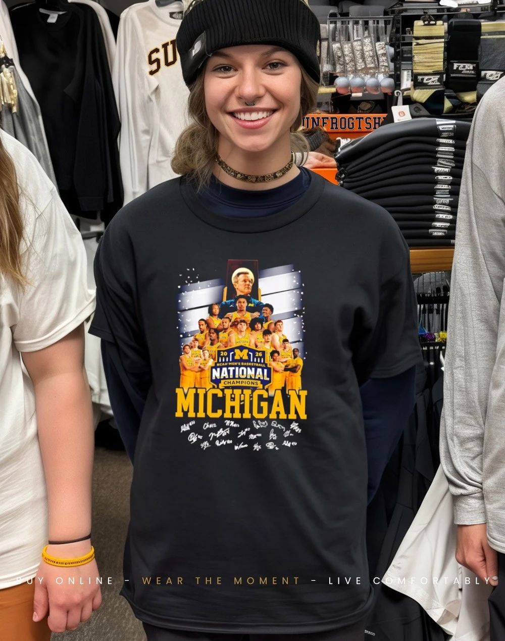 Michigan Wolverines 2026 Men’s Basketball National Champions all team shirt