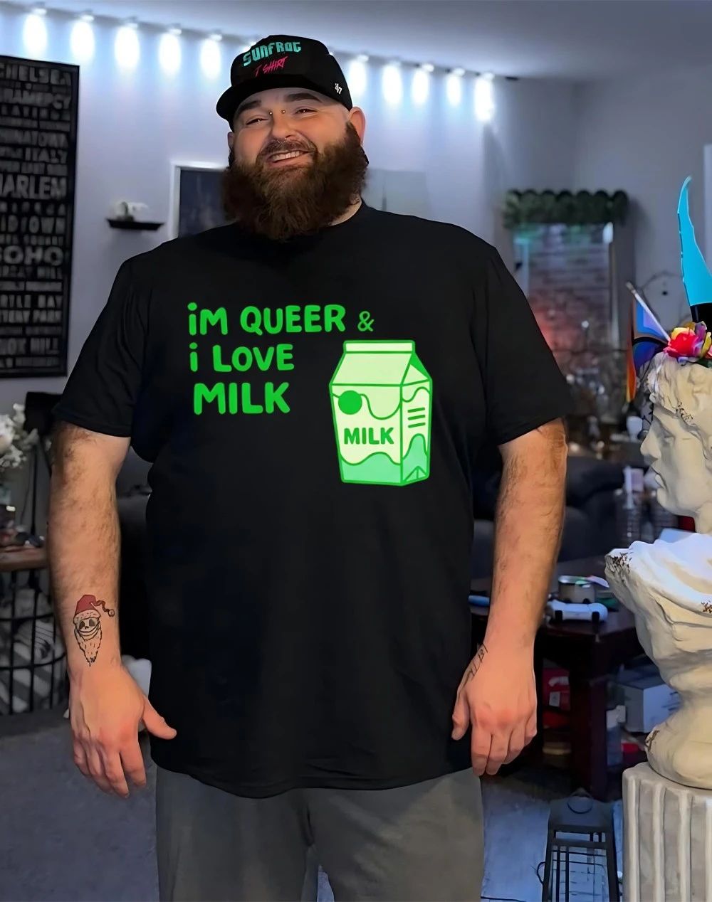 I’m Queer and I Love Milk Funny LGBTQ Pride Milk Carton shirt