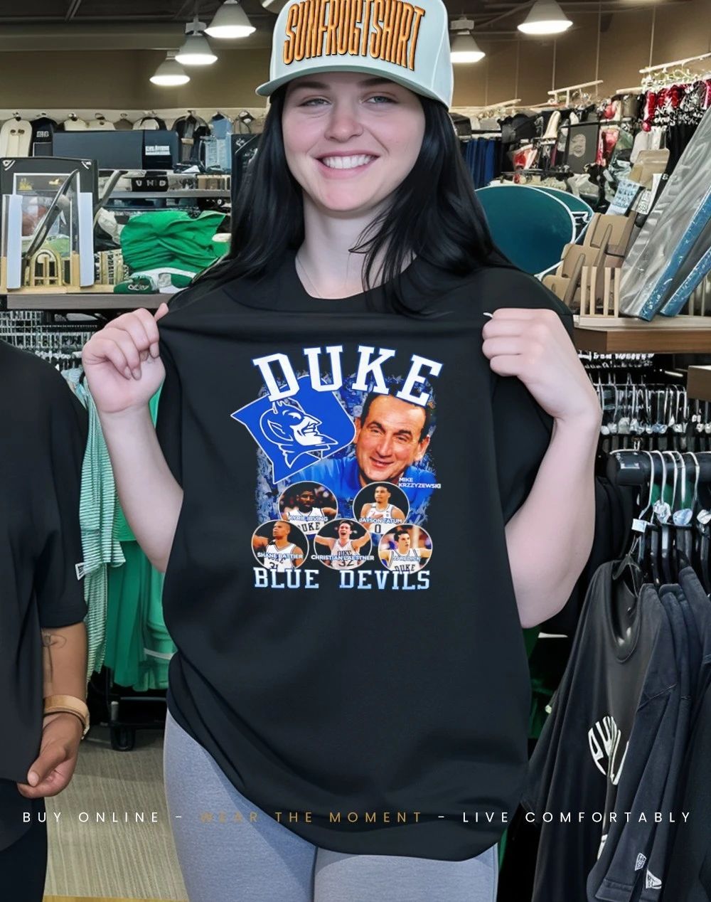 Tommy McBuckets Duke Blue Devil Shirt