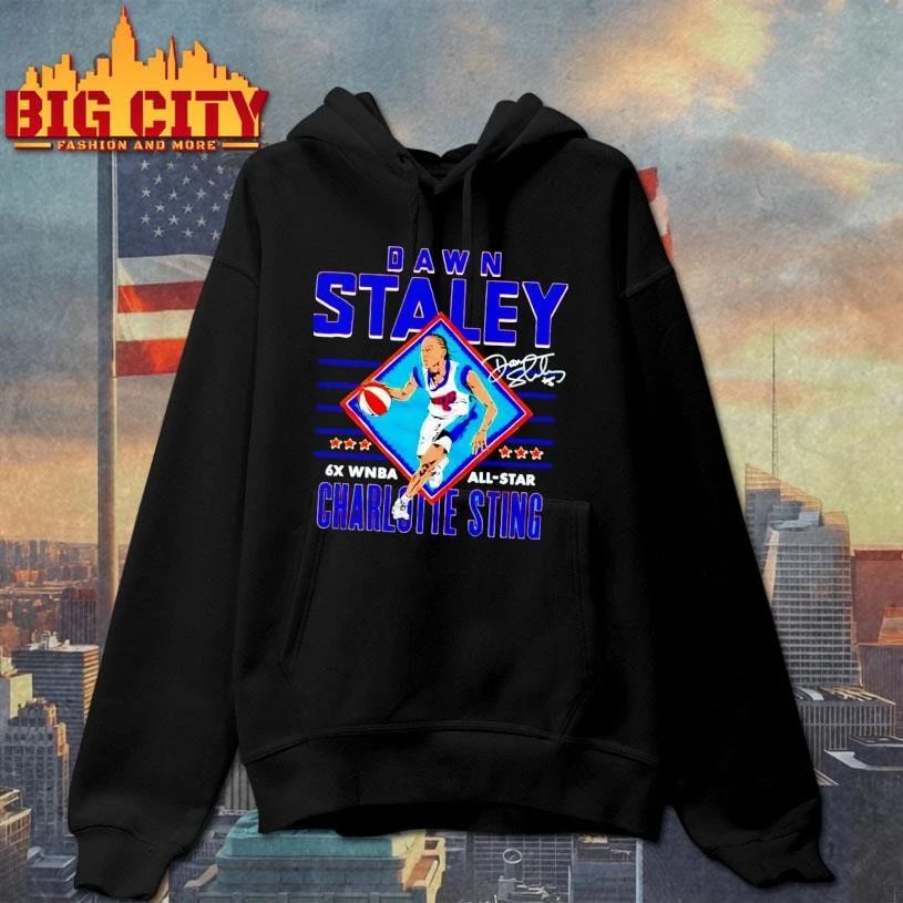 Charlotte Sting Dawn Staley 6x WNBA All Star Signature shirt