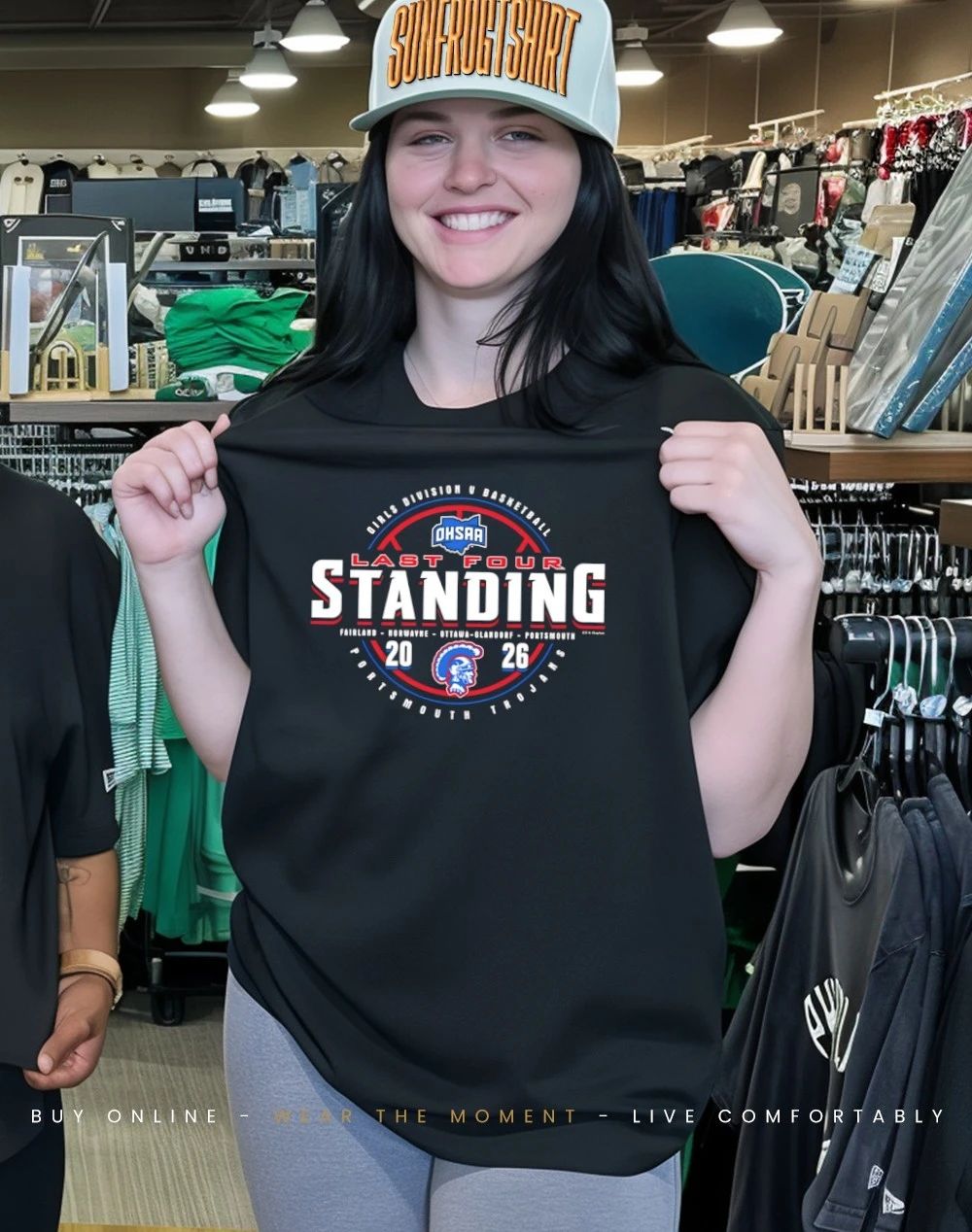 2026 OHSAA Girls Basketball D5 Last Four Standing Portsmouth Trojans shirt