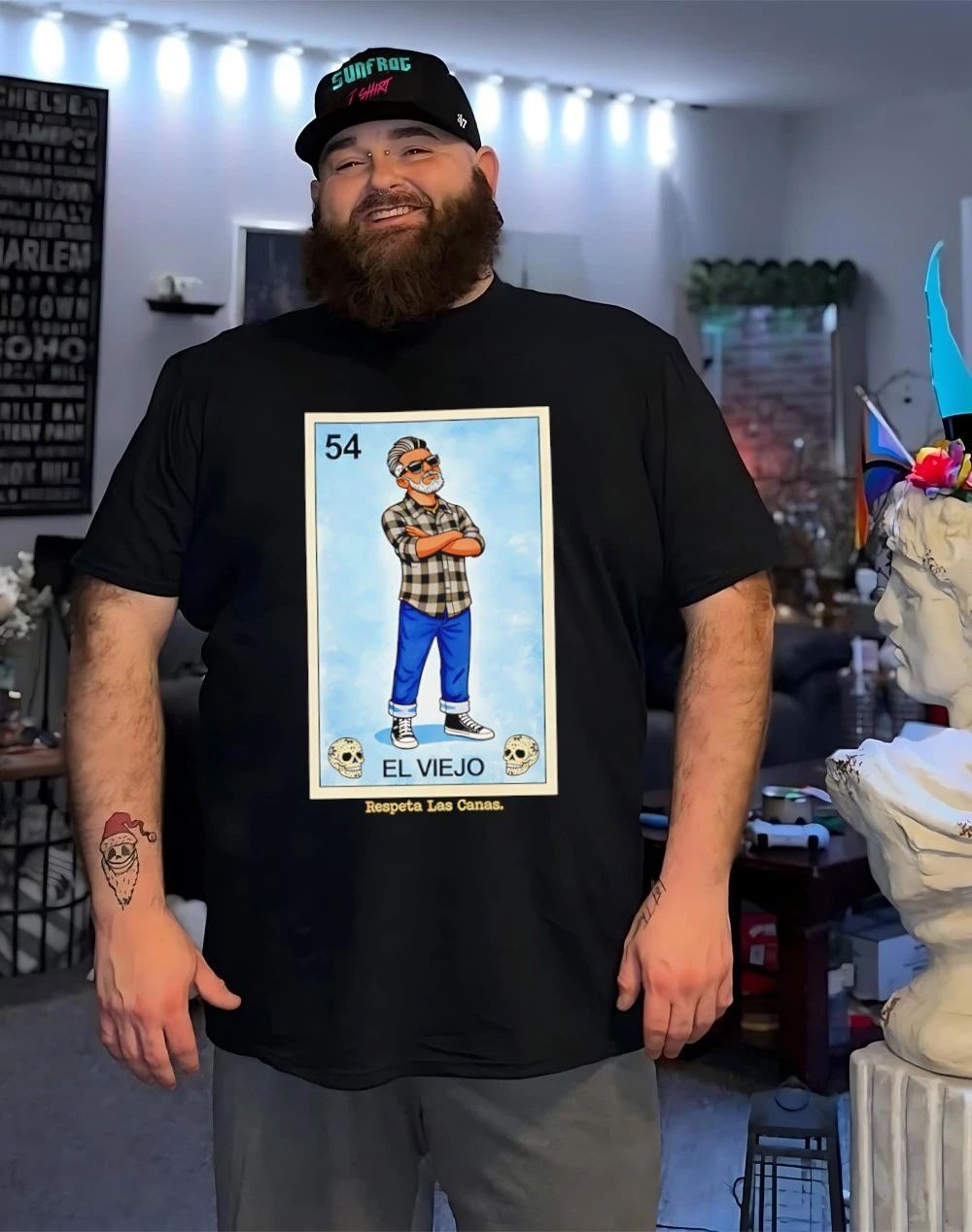 El Viejo Loteria Respeta Las Canas Card shirt