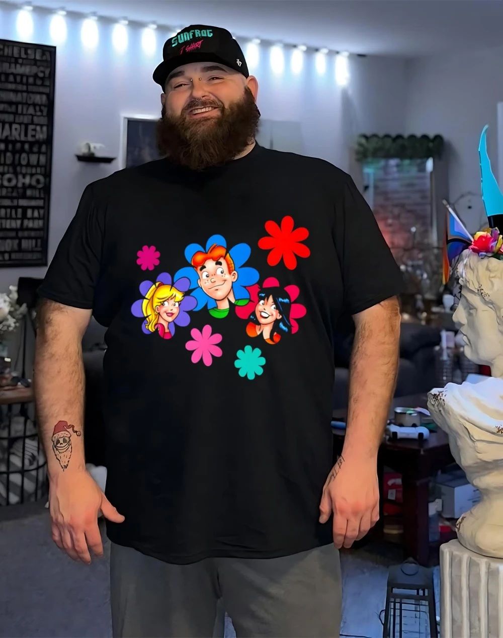 Archie Flower Power featuring Archie Betty and Veronica shirt