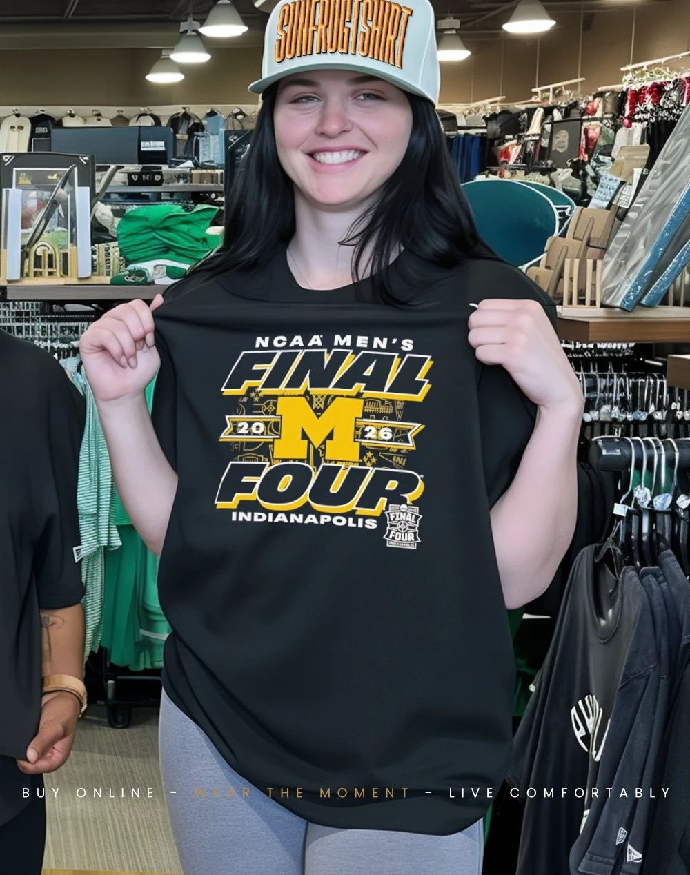 2026 NCAA Men’s Final Four Michigan Wolverines Basketball shirt
