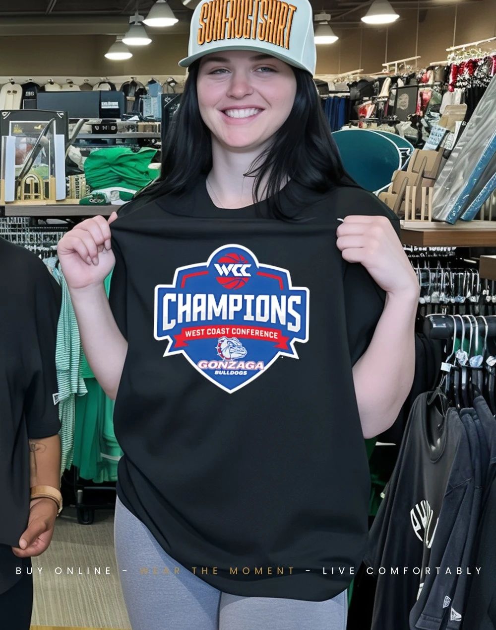 Gonzaga Bulldogs WCC Champions 2026 shirt