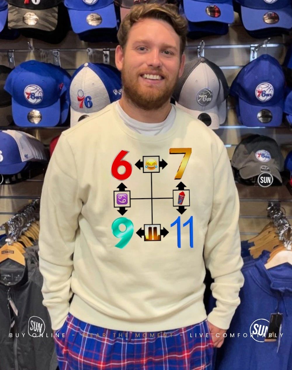 6-7 69 9.11 Clean Version icon shirt