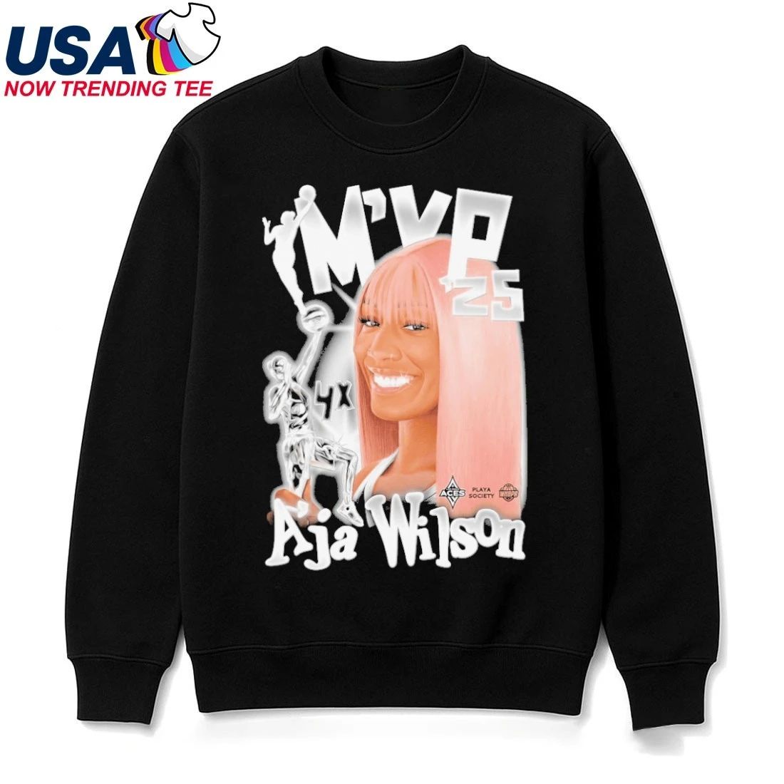 Playa Society 2025 WNBA MVP A’ja Shirt