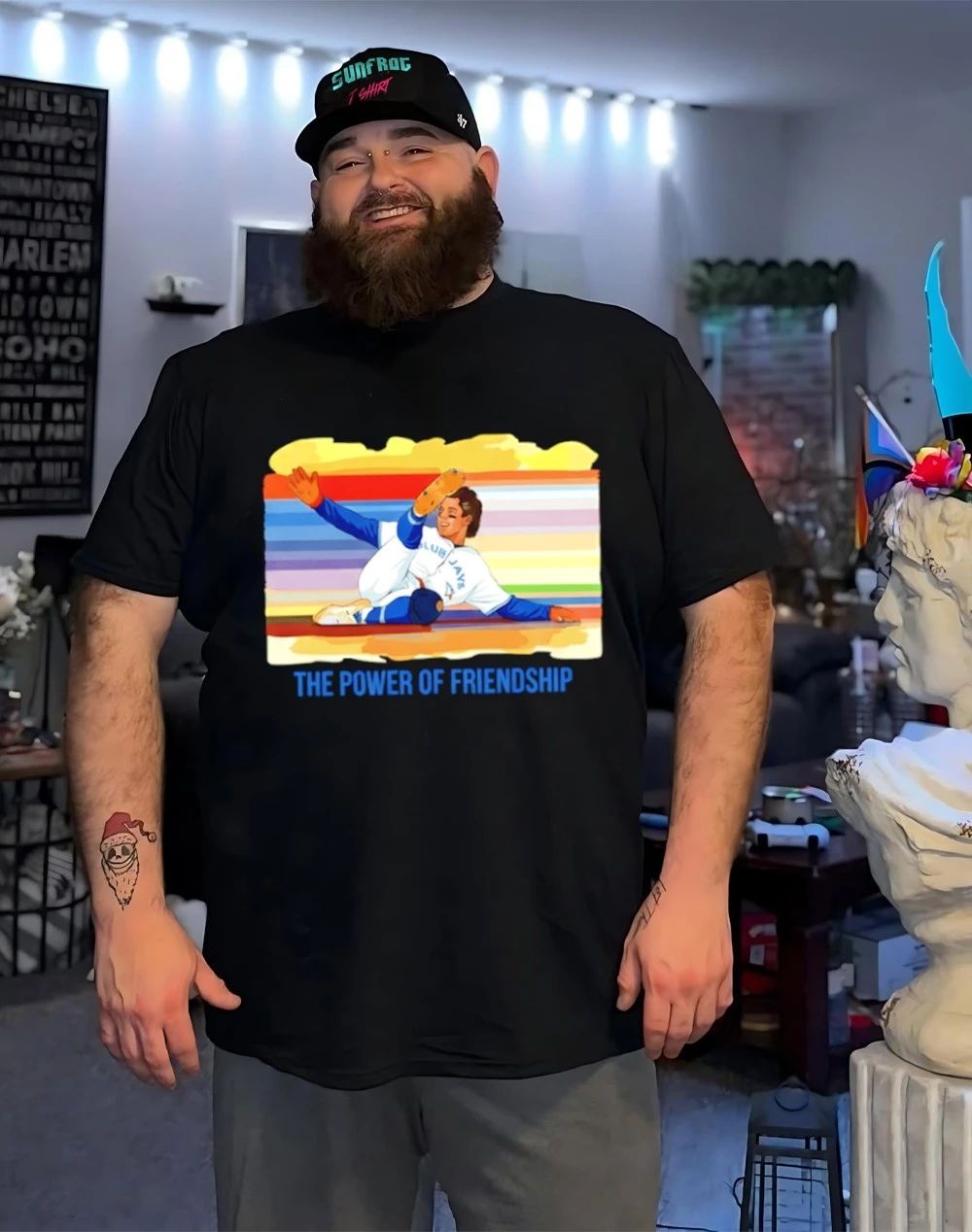 Baseball Power Of Friendship Player Fan shirt