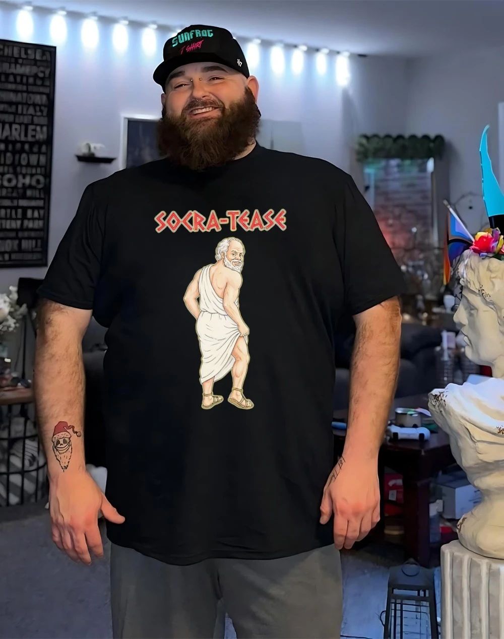 Socra-tease socrates being a tease shirt