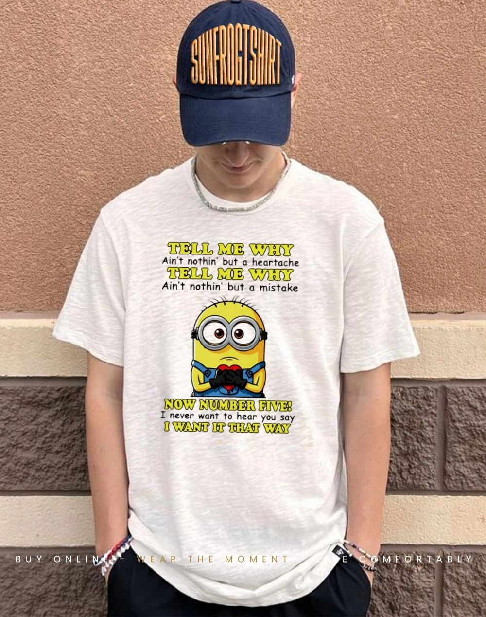 Tell me why tell me why now number five Minion shirt