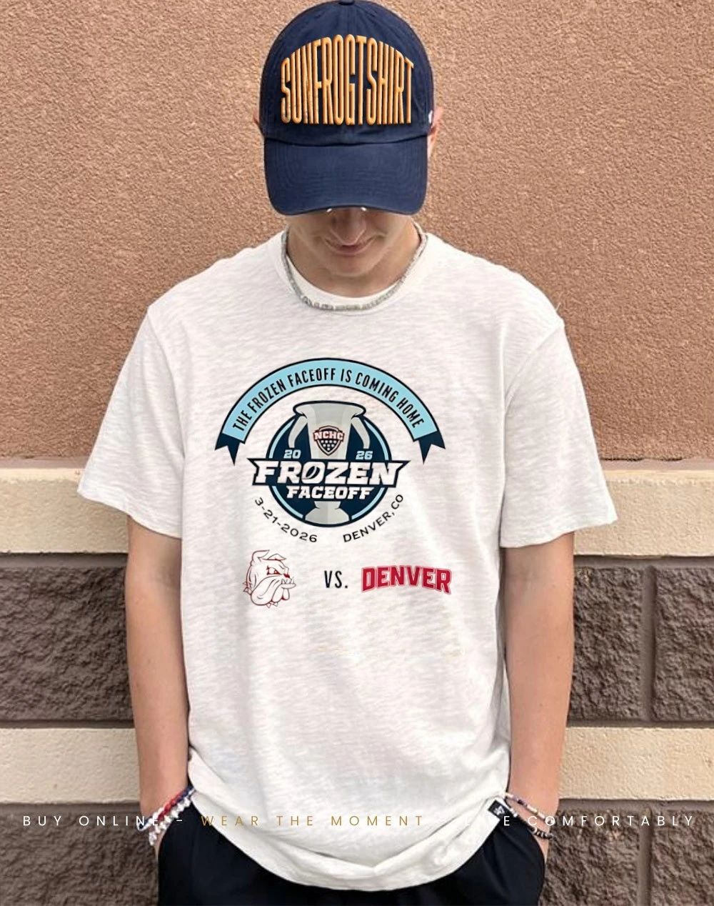 Denver Pioneers vs Minnesota Duluth Hockey 2026 Frozen Faceoff Event shirt