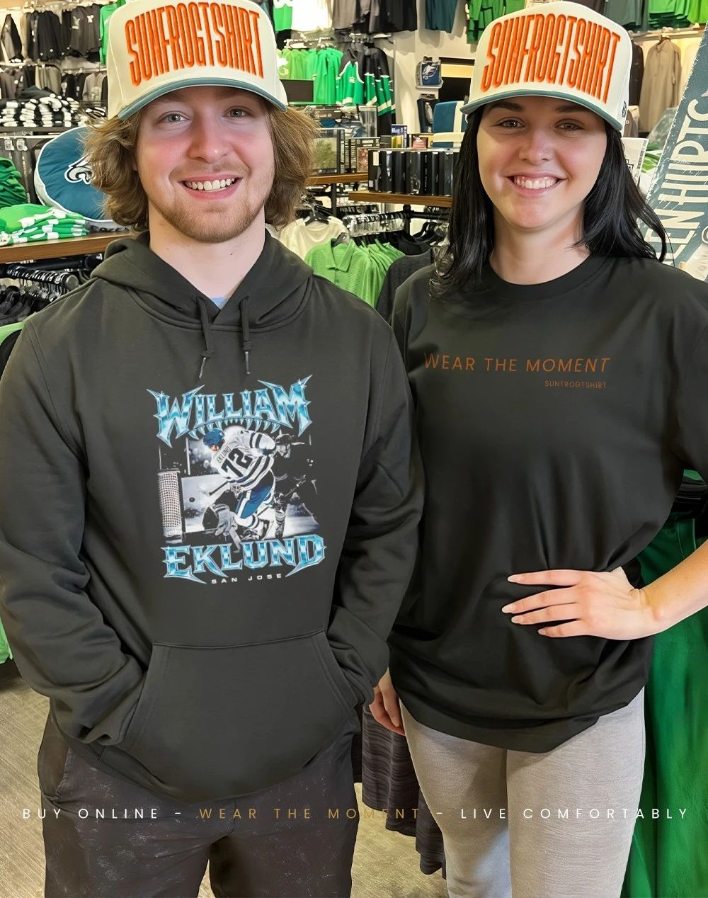 William Eklund San Jose Goal Of The Year graphic shirt
