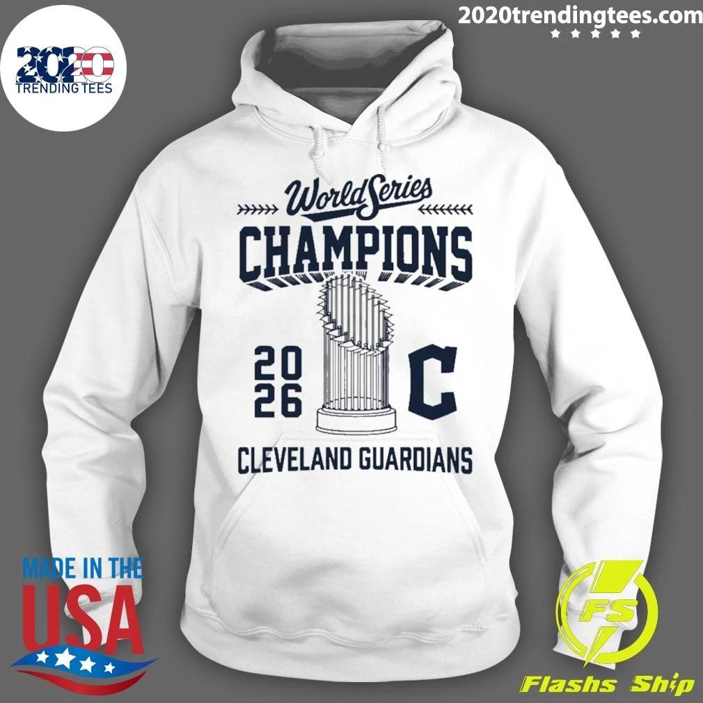 Cleveland Guardians 2026 World Series Champions Baseball Trophy Shirt