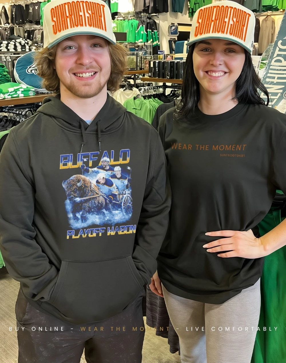 Buffalo Hockey 2026 Playoff Wagon graphic shirt