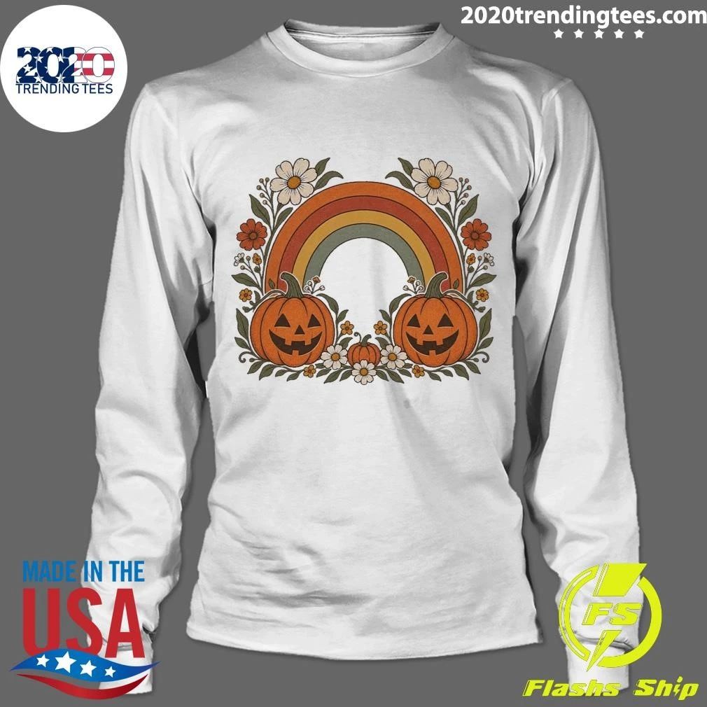 Pumpkin Rainbow Halloween Shirt