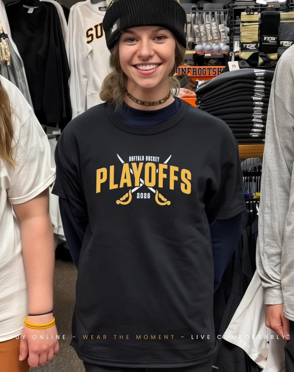 Buffalo Hockey 2026 Playoffs logo shirt
