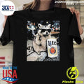 Raccoon Drinking Beer Smoking Lite Shirt