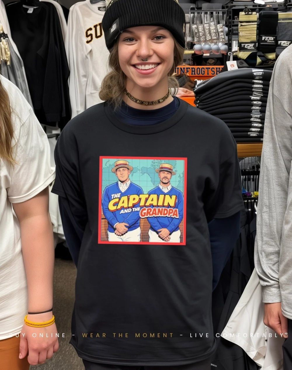 The Captain And The Grandpa Chicago Cubs shirt