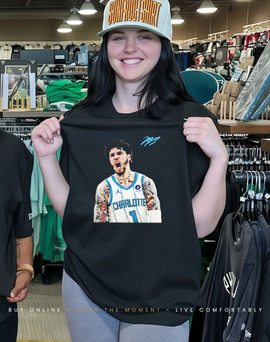 Lamelo Ball Charlotte Hornets graphic signature 2026 shirt