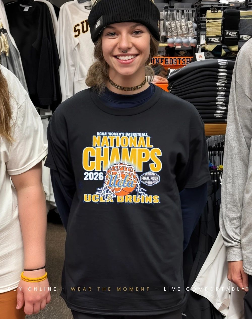 UCLA Bruins 2026 Basketball Women’s Champions shirt