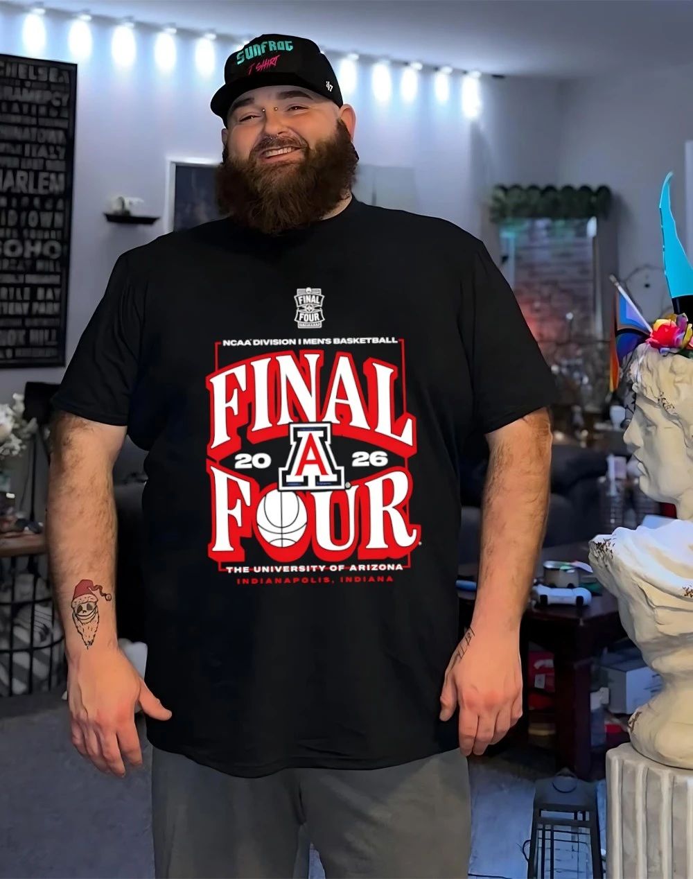 Arizona Wildcats 2026 NCAA Men’s Basketball Tournament March Madness Final Four shirt