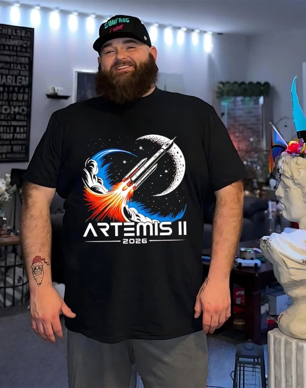 Artemis II 2026 Launch graphic shirt