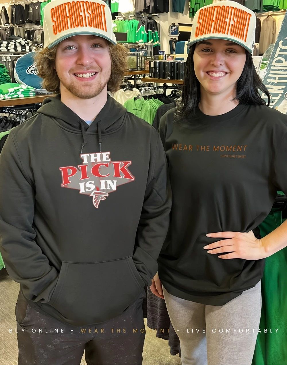 Atlanta Falcons The Pick Is In logo shirt