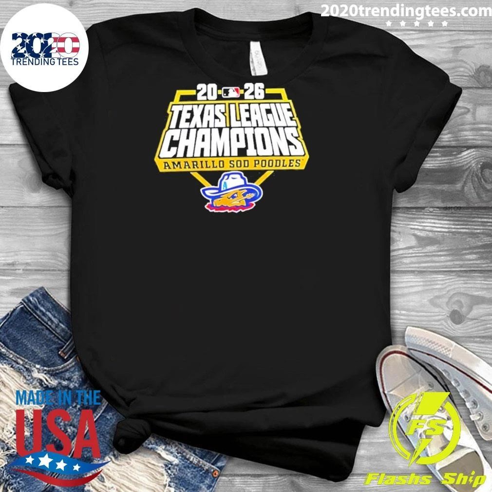 Amarillo Sod Poodles 2026 Texas League Champions Shirt