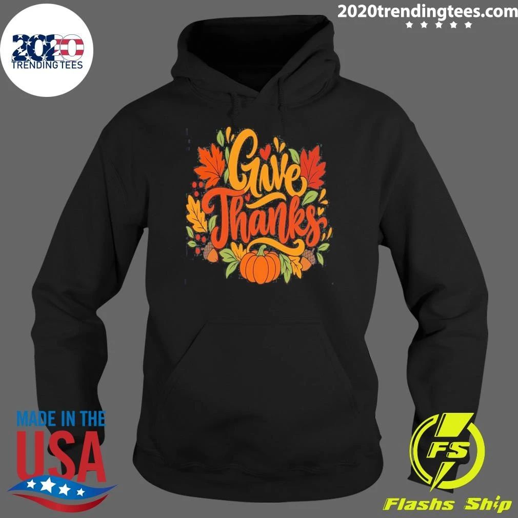 Give Thanks Thanksgiving Fall Pumpkin 2026 Shirt