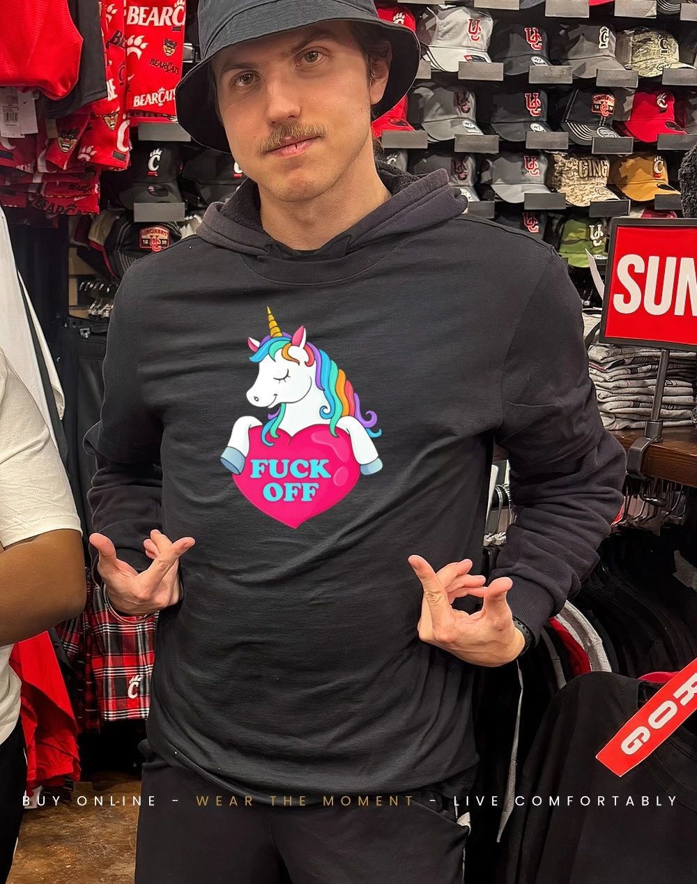 Fuck Off Unicorn Heart shirt