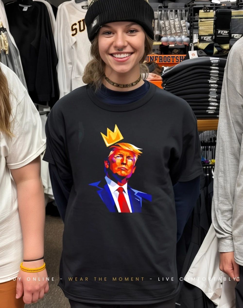 Trump King 2.0 cown 2026 paint shirt