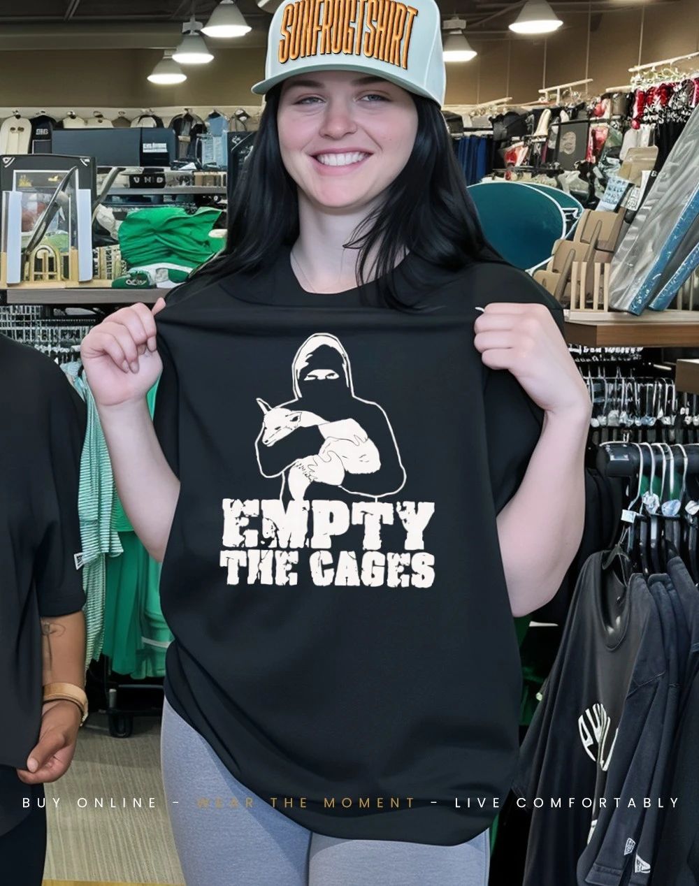 Holding fox empty the cages shirt
