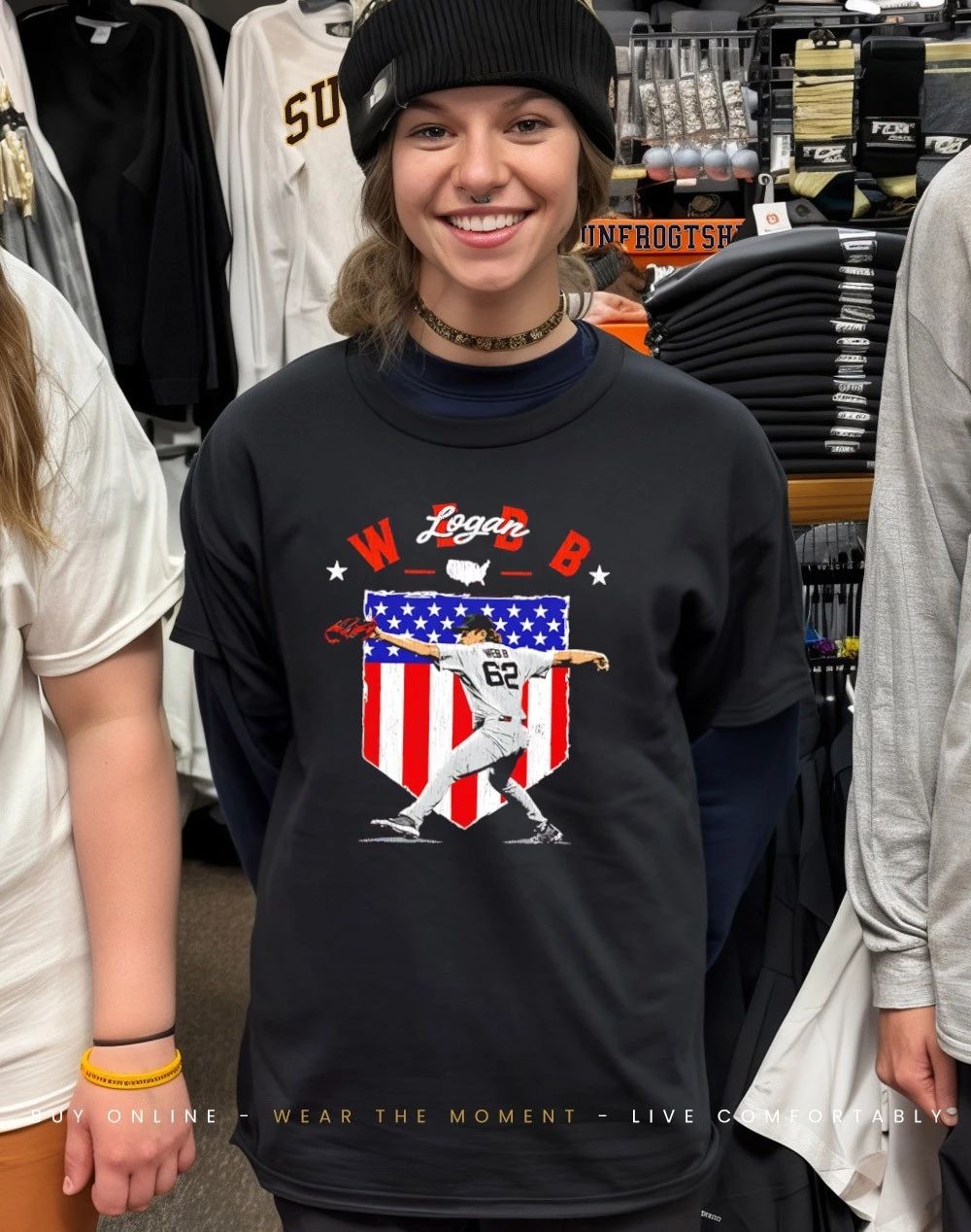 Logan Webb San Francisco Country Flag shirt