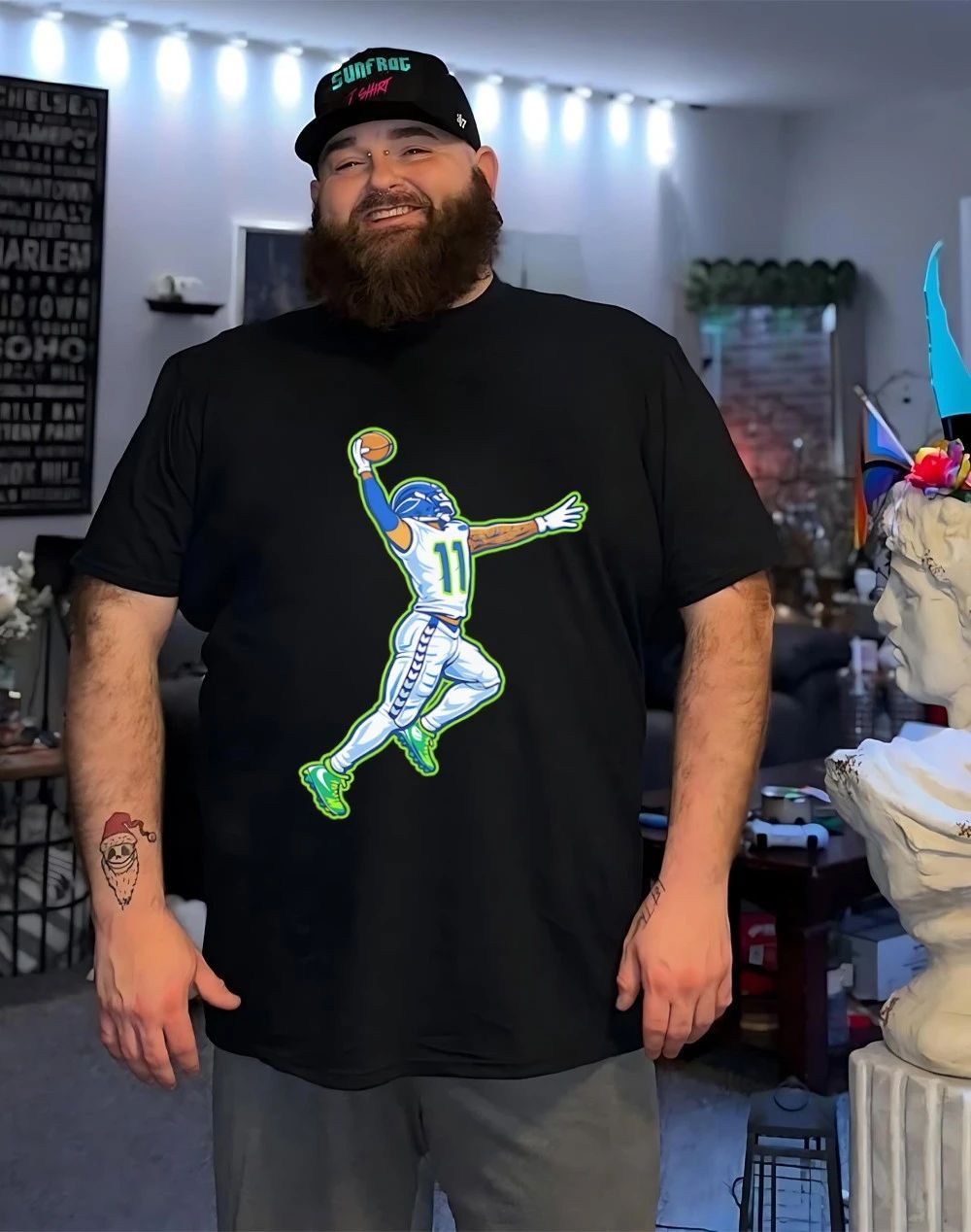 Jaxon Smith-Njigba Seahawks Slam Dunk Touchdown Celebration shirt