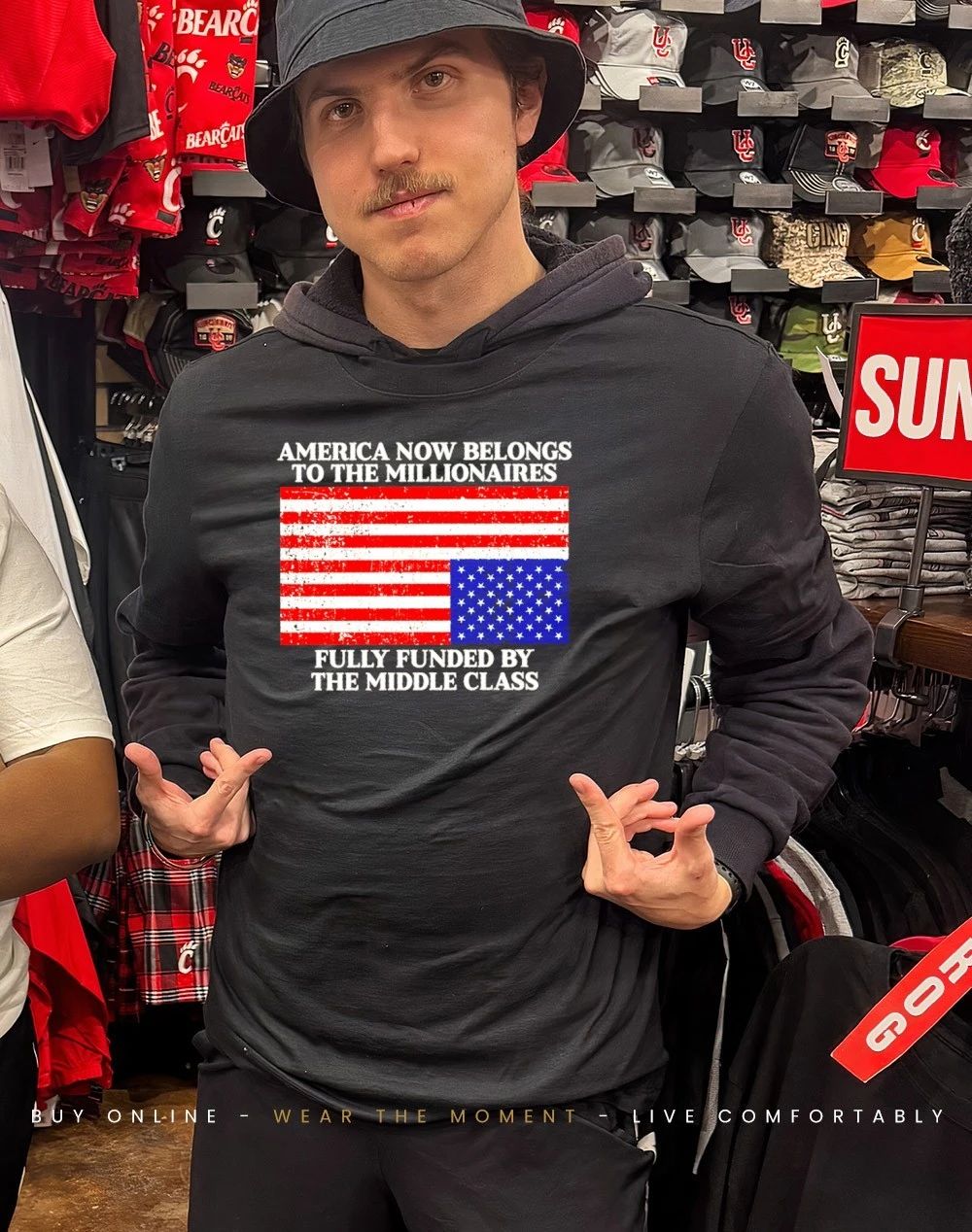 America now belongs to the millionaires Fully funded by the middle class shirt