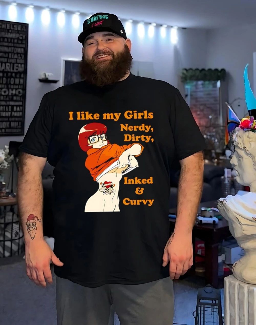 Like my girls nerdy dirty inked and curvy shirt