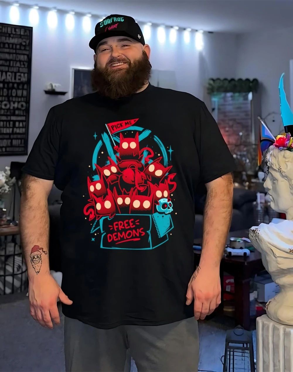 Free demon box pick me graphic shirt