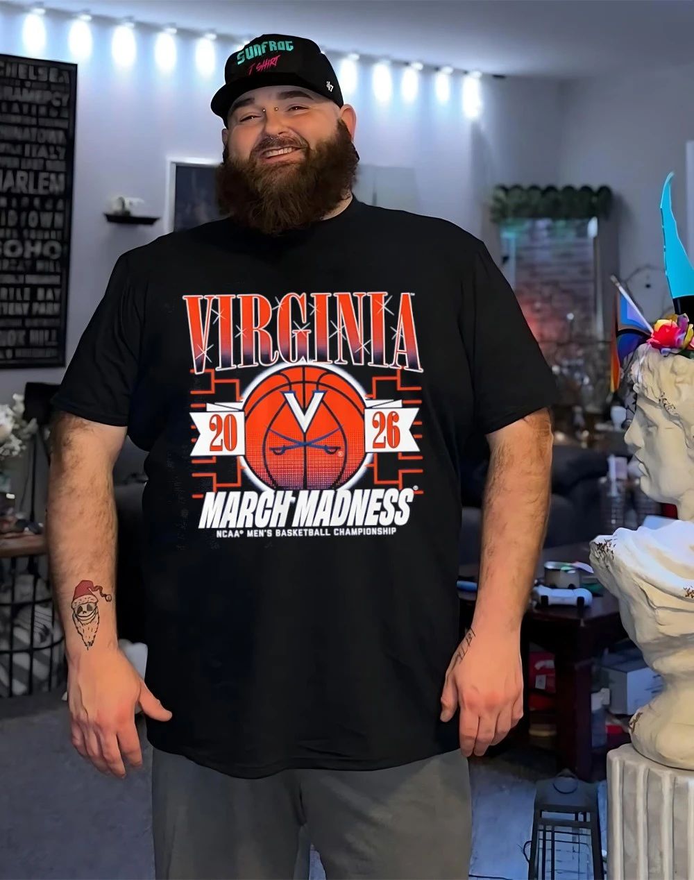 Virginia Cavaliers MBB 2026 March Madness logo shirt