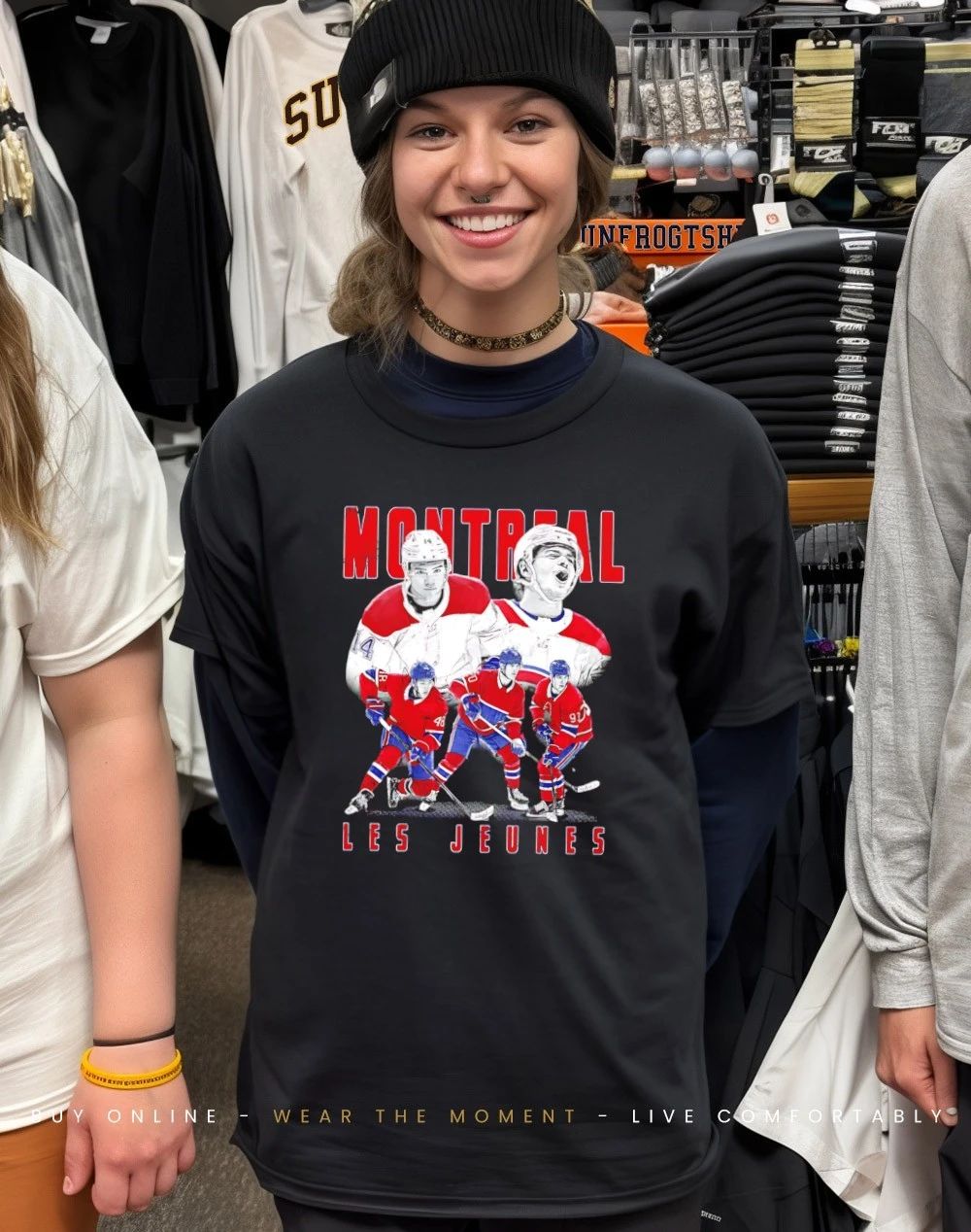 Montreal Hockey Les Jeunes graphic shirt
