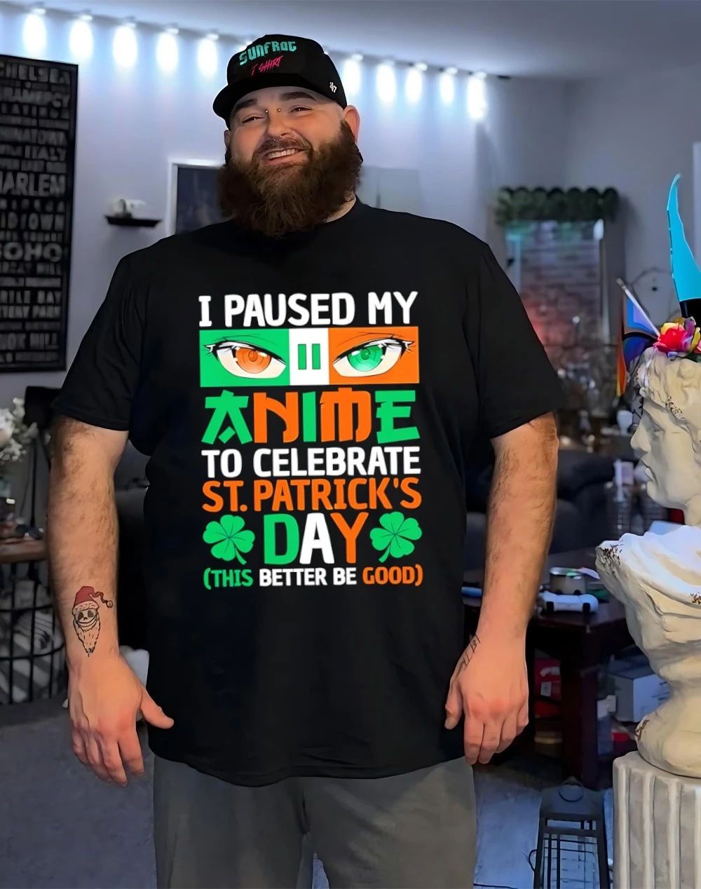 I Paused My Anime To Celebrate St. Patrick’s Day Shirt
