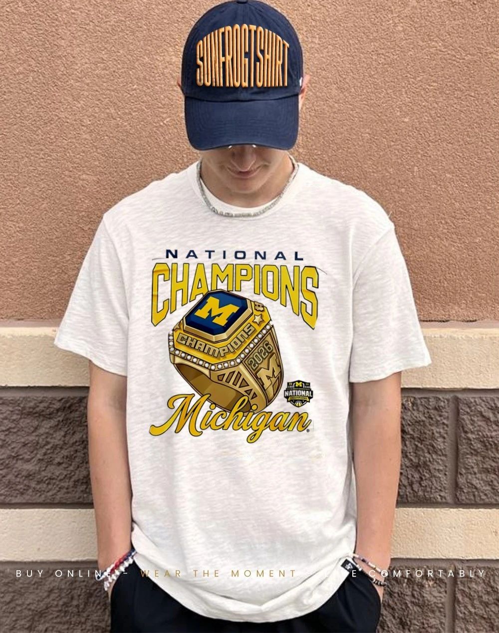 Michigan Wolverines 2026 NCAA Men’s Basketball National Champions Golden Ring shirt