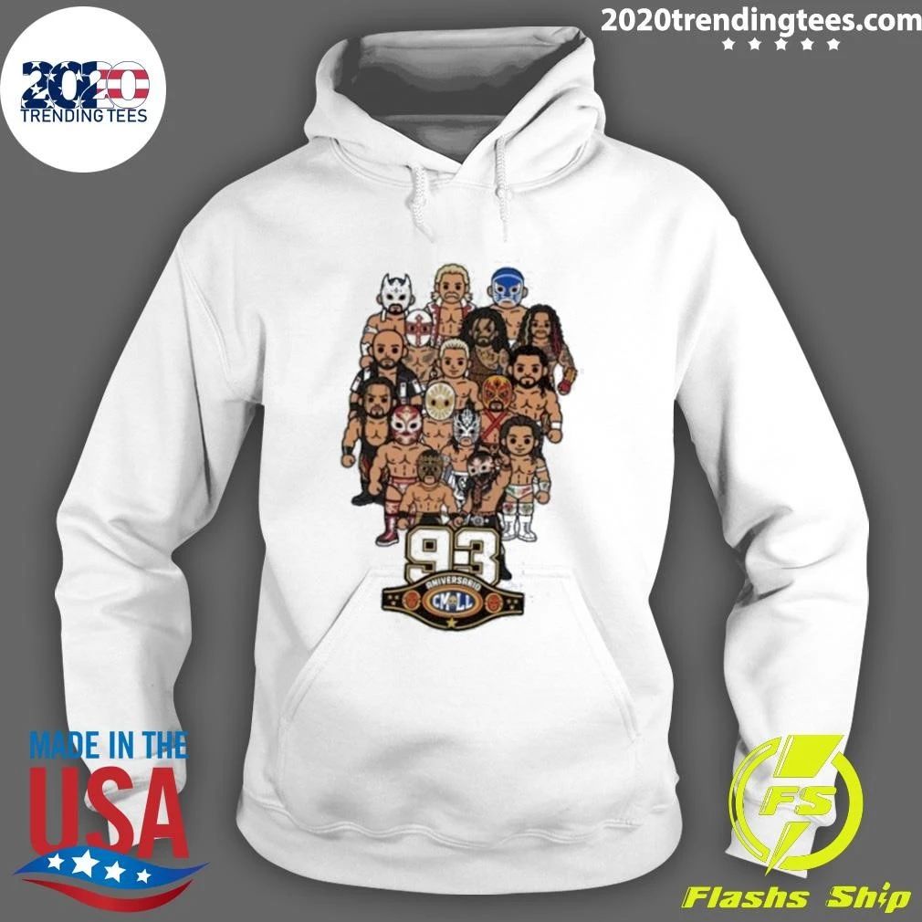 CMLL 93 Aniversario Luchadores Collage Lucha Libre Shirt